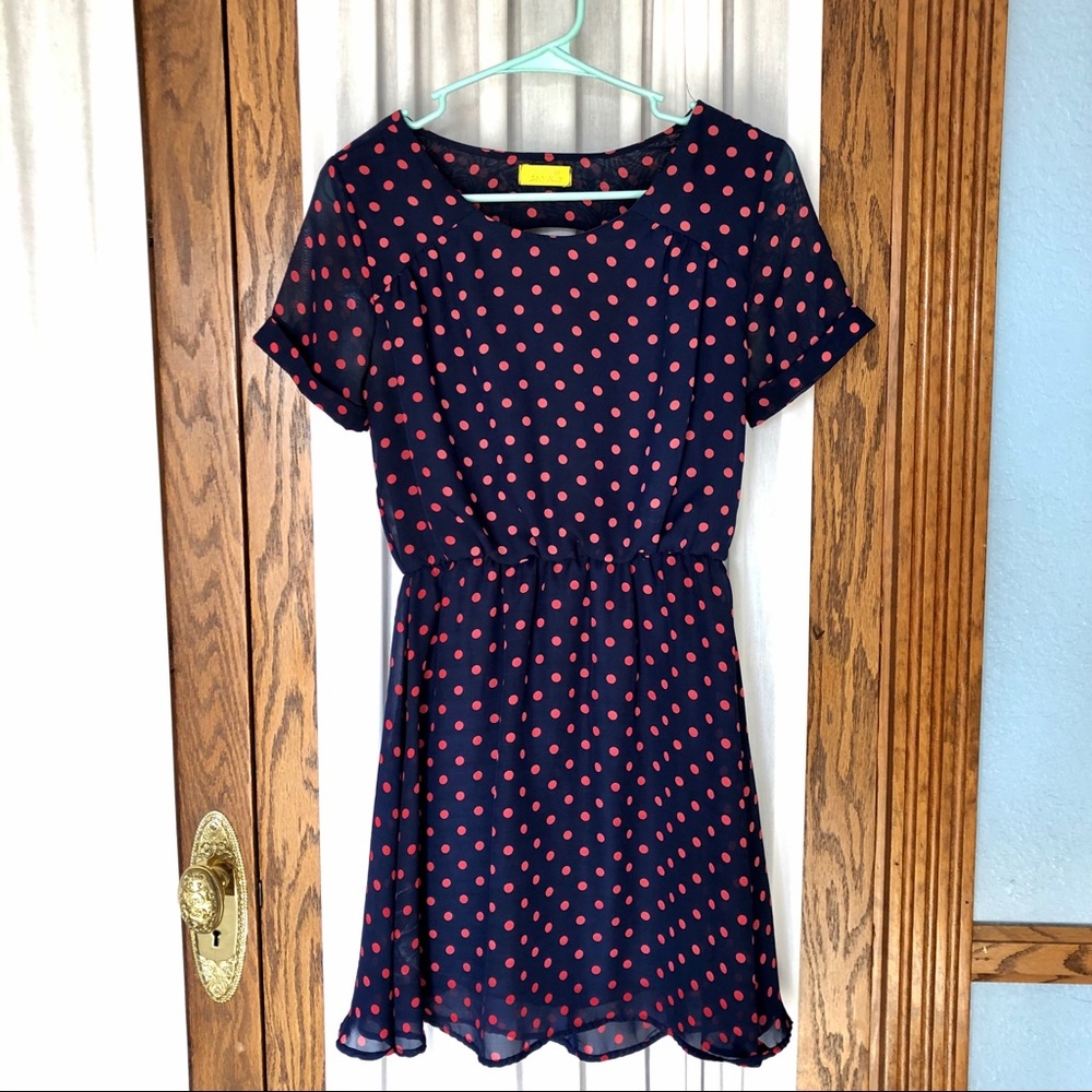 Nordstrom’s Dee Elle Polka Dot dress